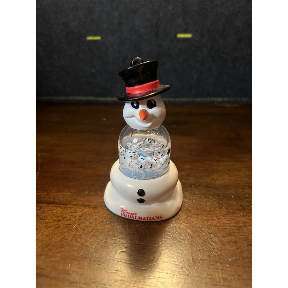 Vintage 1996 McDonald's Disney's 101 Dalmatians Snow Dome Christmas Figure w/Box